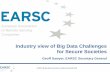 SC7 Workshop 2: Industry view of Big Data Challenges for Secure Societies