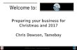 How To Prepare Your eCommerce Business For Christmas and 2017