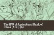The IPO of Agricultural Bank of China (A)