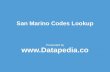 San Marino Potal Codes Lookup Datapedia