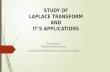 Laplace Transformation & Its Application