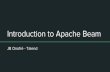Introduction to Apache Beam