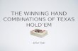 The Winning Hand Combinations of Texas Hold’Em