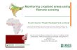 Monitoring cropland areas using Remote sensing, Murali Krishna Gumma