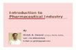 Introduction to pharmaceutical industry