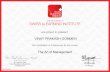 Swiss elearning Institute Certificate