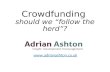 Crowdfunding for charities - time to "follow the herd"?