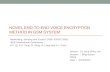 Labmeeting - 20150211 - Novel End-to-End Voice Encryption Method in GSM System
