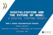 Digitalisation and the Future of Work (Part 1) - October 2016 Meeting of the OECD Global Parliamentary Network
