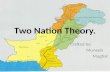 Two nation theory .
