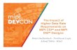 MIPI DevCon 2016: The Impact of Higher Data Rate Requirements on MIPI CSI and MIPI DSI Designs