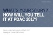PDAC 2017, What's your story?