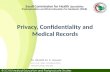 Lecture 13 privacy, confidentiality and medical records