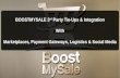 Boostmysale 3rd party tie ups & integration