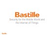 bastille IoT deck - powerpoint presentation design