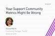 Jessica Malnik - CMX Summit East 2016 - Why Your Support Community Metrics Might Be Wrong