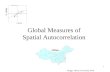 Global measures of Spatial Autocorrelation