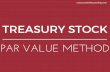 Treasury Stock Par Value Method September 2016