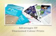 Advantages Of  Discounted Colour Prints