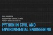 Python in Civil/Environmental Engineering