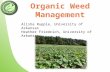 Organic weed management