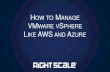 How to Manage VMware vSphere Like AWS and Azure