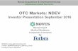 Novus Investor Presentation