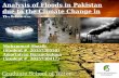 Analysis of climate change on floods in pakistan