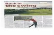 Back in the swing, in sunday times - Miguel Guedes de Sousa