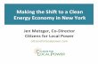 Making the Shift to a Clean Energy Economy in New York