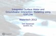Integrated Surface Water and Groundwater Interaction Modelling using GSFLOW