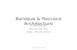 Baroque & Rococo architecture