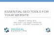 Essential SEO Tools for Your Website | AAO 2015 | Randall Wong, M.D.
