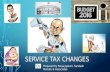 Service Tax-Budget impact, 2016