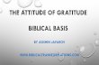 What Bible Teaches on Attitude of Gratitude