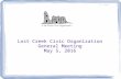 Lost Creek Civic Organization General Meeting 050516