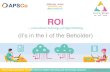 ROI is in the I of the Beholder #RecruitClever webinar