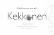 Wieldy remote apis with Kekkonen - ClojureD 2016