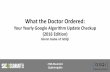 What the Doctor Ordered: Your Yearly Google Algorithm Update Checkup (2016 Edition) by Glenn Gabe - #SEJSummit NY