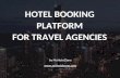 Online booking platform for travel agencies
