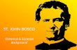 St. John Bosco: Ecclesial and Historical Background