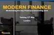Modern Finance Tour London May 2016