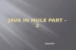 Java in mule part 2