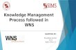 Knowledge Management Process Followed In WNS