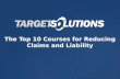 TargetSolutions' Top 10 Courses for Reducing Claims and Liability