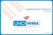 UNO MINDA GROUP CORPORATE PROFILE 2014-15 (Nov Issue)