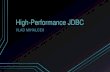 High-Performance JDBC Voxxed Bucharest 2016