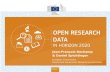 Open Research Data in Horizon 2020