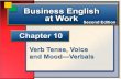 Verb tense voice and mood