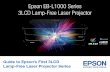 Epson 3 lcd lamp free laser projectors